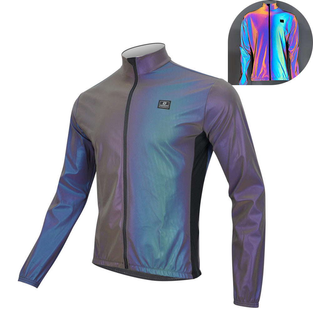 Cycling Jacket Colorful Reflective Night Riding Safety Jacket